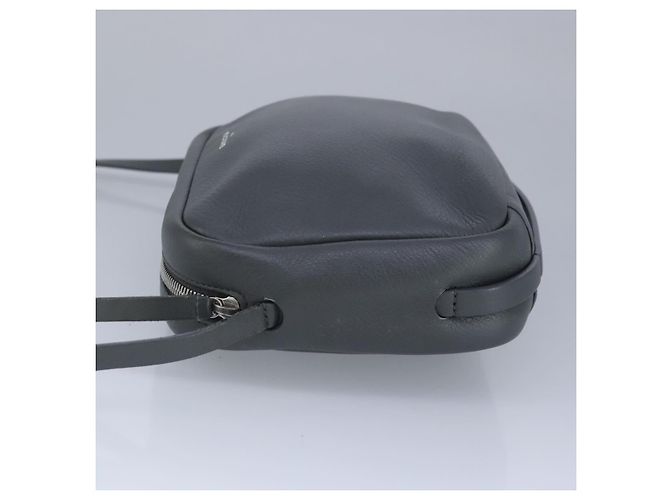 Borsa a spalla in pelle BALENCIAGA Everyday camera S grigia Auth hk1763 Marrone - vista 3