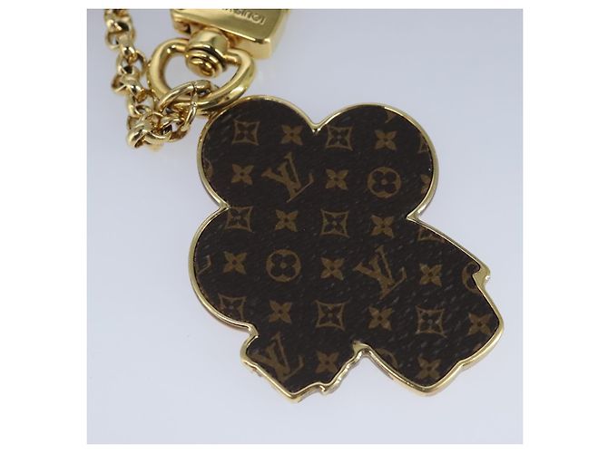 LOUIS VUITTON Monogram Vivienne BFF Weihnachtskette Charm Gold M00503 Auth 97341 Golden - Ansicht 11