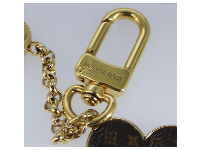 LOUIS VUITTON Monogram Vivienne BFF Weihnachtskette Charm Gold M00503 Auth 97341 Golden - Ansicht 12