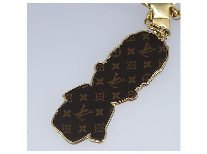 LOUIS VUITTON Monogram Vivienne BFF Weihnachtskette Charm Gold M00503 Auth 97341 Golden - Ansicht 3