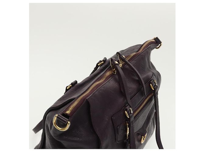 LOUIS VUITTON Borsa Monogram Empreinte Lumineuse PM 2way Viola M40551 Auth ep6364 Porpora - vista 6