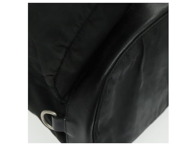 PRADA Rucksack aus schwarzem Nylon mit silberner Authentizität ep6168 - Ansicht 15