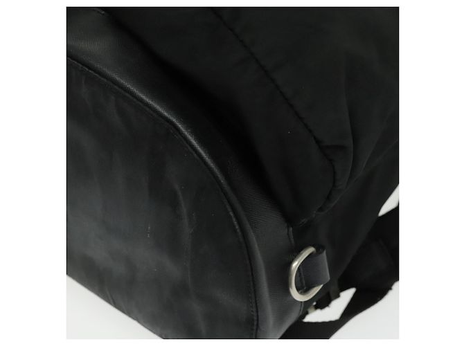 PRADA Rucksack aus schwarzem Nylon mit silberner Authentizität ep6168 - Ansicht 16
