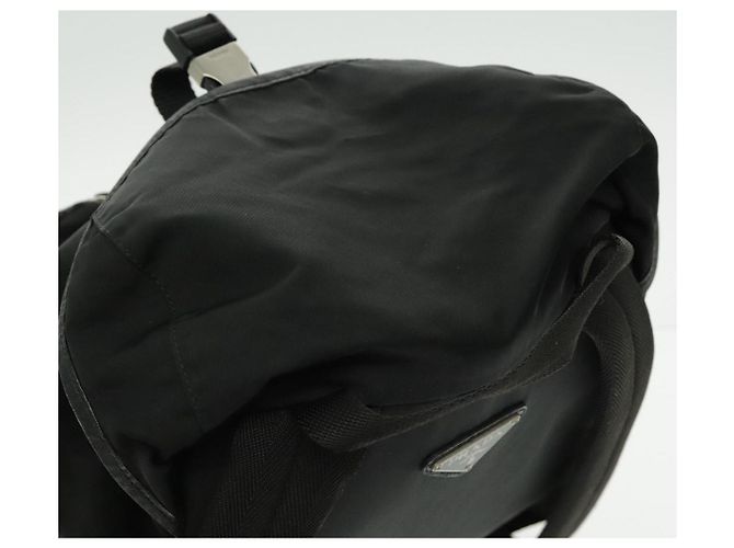PRADA Rucksack aus schwarzem Nylon mit silberner Authentizität ep6168 - Ansicht 6