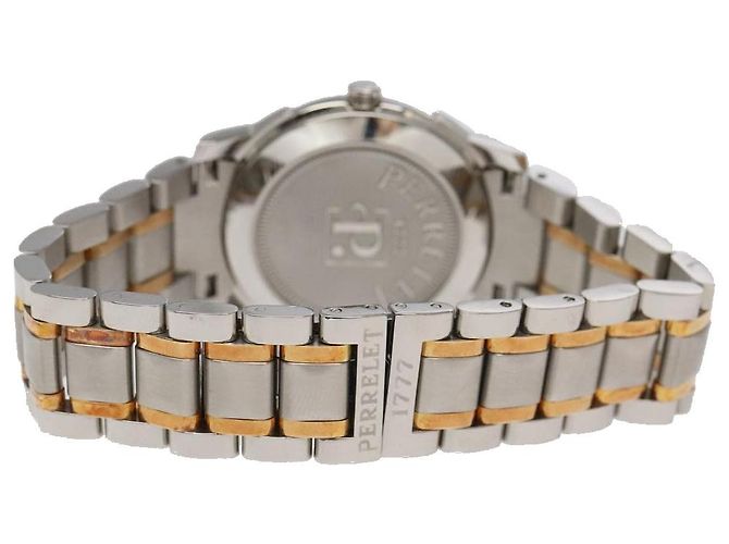 PERRELET Uhren Edelstahl Silber Gold Rot 1220 Auth am6930 Golden - Ansicht 2