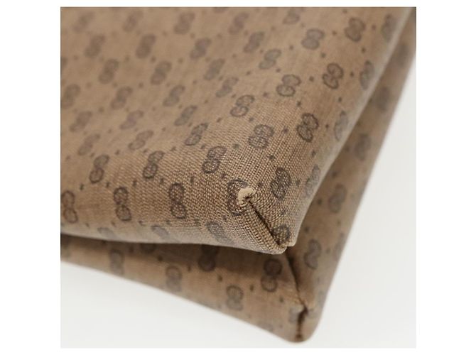 Gucci Borsa a spalla Micro GG Supreme in PVC beige e oro 49 007 5548 Auth th5401 D'oro - vista 16