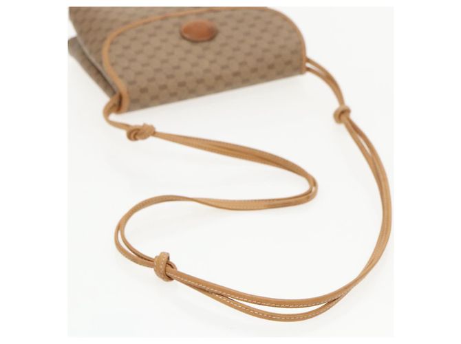 Gucci Borsa a spalla Micro GG Supreme in PVC beige e oro 49 007 5548 Auth th5401 D'oro - vista 7