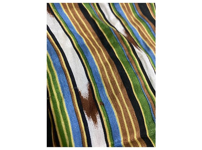 Sciarpa in seta Issey Miyake marrone - vista 6