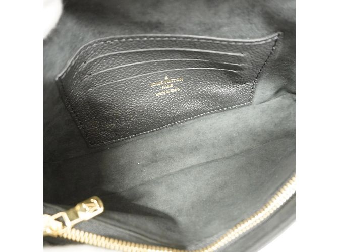 Ivy Cartera Louis Vuitton Monogram Empreinte con cadena Negro - vista 4