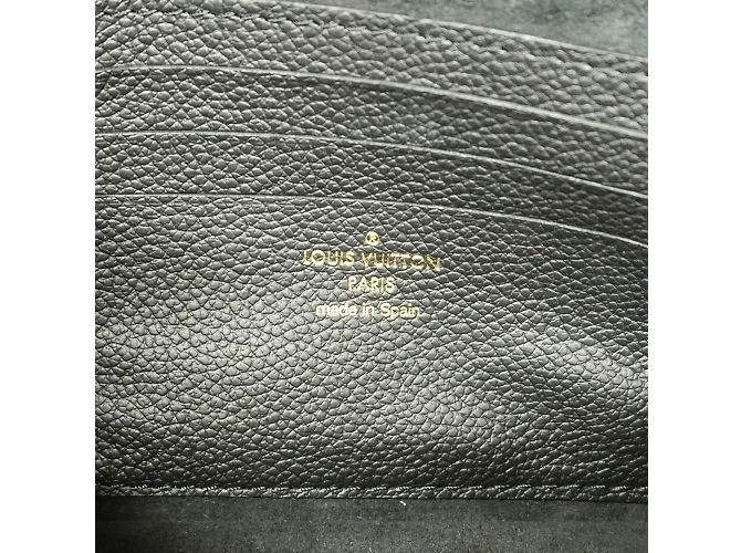 Ivy Cartera Louis Vuitton Monogram Empreinte con cadena Negro - vista 5