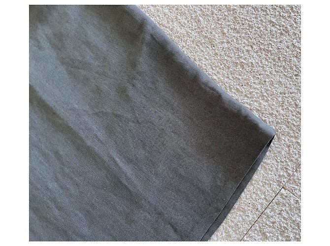 Autre Marque Falda lápiz de ramio gris oscuro talla 34 - vista 5