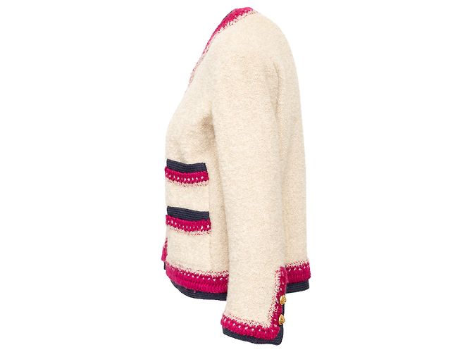 Gabrielle Set Haute Couture Vintage Chanel Bianco sporco - vista 5