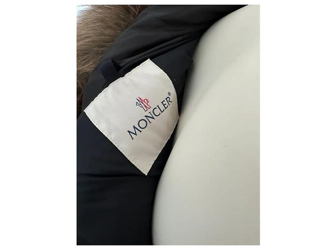Moncler Angers Giubbotto Fur Parka Larga Gris Oscuro Gris antracita - vista 2
