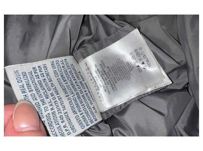 Moncler Angers Giubbotto Fur Parka Larga Gris Oscuro Gris antracita - vista 3