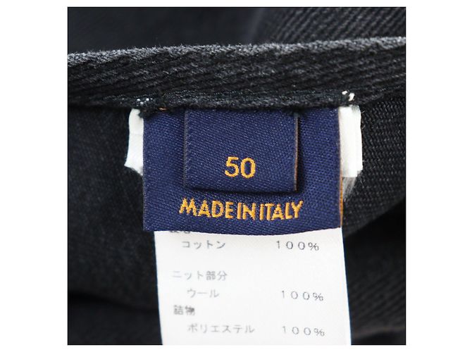 Chaqueta de sudadera de denim Louis Vuitton negra Negro - vista 10