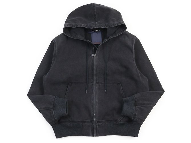 Chaqueta de sudadera de denim Louis Vuitton negra Negro - vista 2