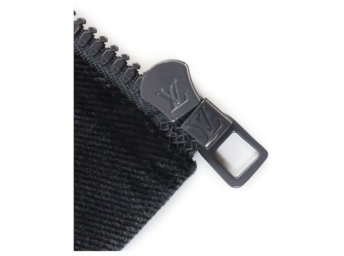 Chaqueta de sudadera de denim Louis Vuitton negra Negro - vista 8