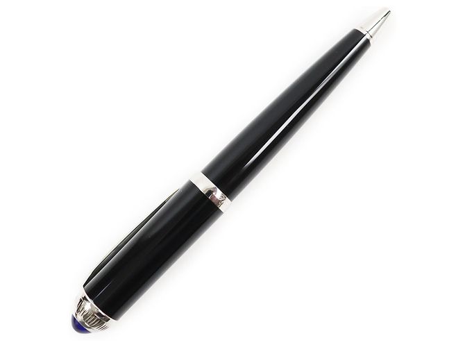 Penna a sfera Cartier Twist Nera Argento - vista 3