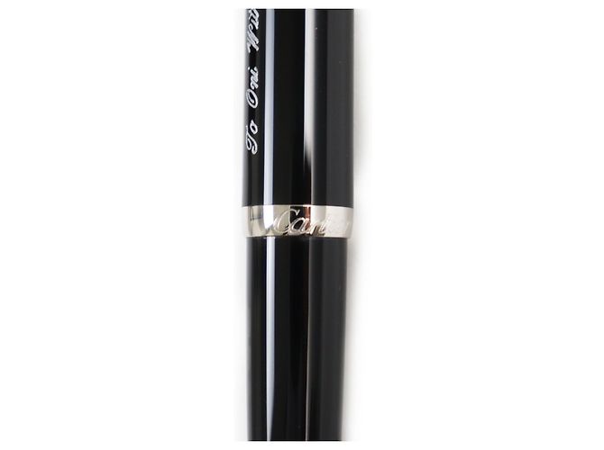 Penna a sfera Cartier Twist Nera Argento - vista 6