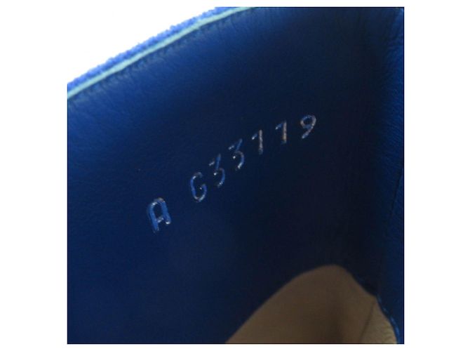 Botas cortas de satén y ante Gabrielle Coco G33119 de Chanel - vista 11