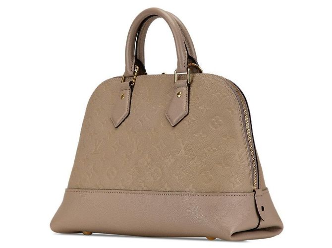 Sac à main en cuir Louis Vuitton Neo Alma PM M44885 Marron - vue 2