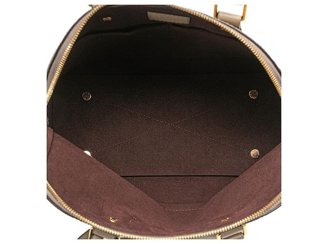 Sac à main en cuir Louis Vuitton Neo Alma PM M44885 Marron - vue 4