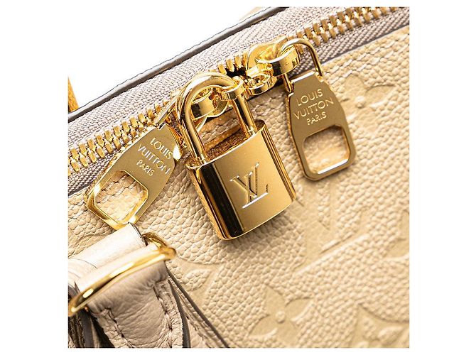 Sac à main en cuir Louis Vuitton Neo Alma PM M44885 Marron - vue 7