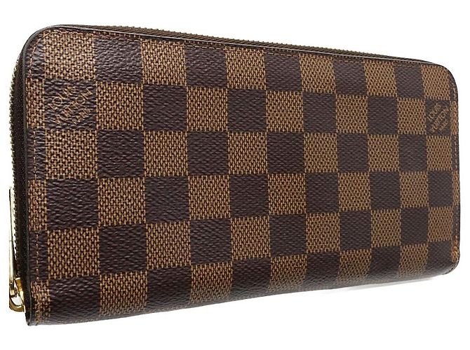 Cartera Zippy Damier Louis Vuitton N60046 Castaño - vista 2