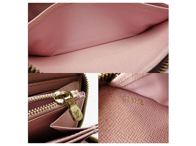 Cartera Zippy Damier Louis Vuitton N60046 Castaño - vista 9