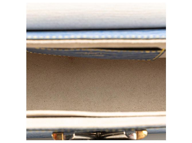Louis Vuitton Twist MM Chain Shoulder Bag M50271 Blue - view 5
