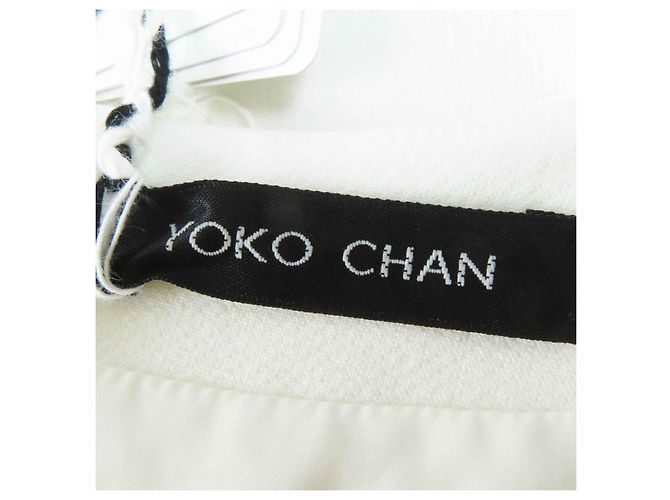 Autre Marque Ärmelloses Kleid mit Kunstperlen YOKO CHAN weiß 40 - Ansicht 7