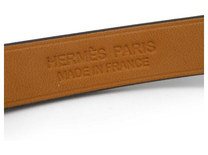 Hermès Hermes Leather Mini Kelly Bracelet Black - view 8