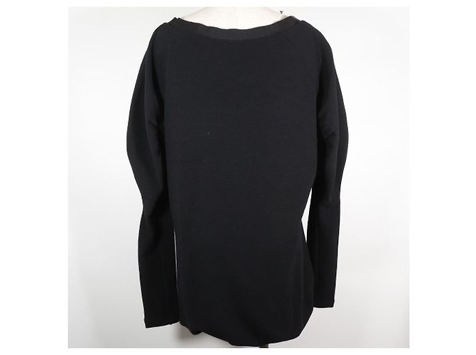 Camicia tunica in rayon nylon nera Prada - vista 3