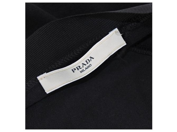 Camicia tunica in rayon nylon nera Prada - vista 5