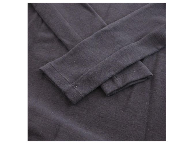 Camicia tunica in rayon nylon nera Prada - vista 7