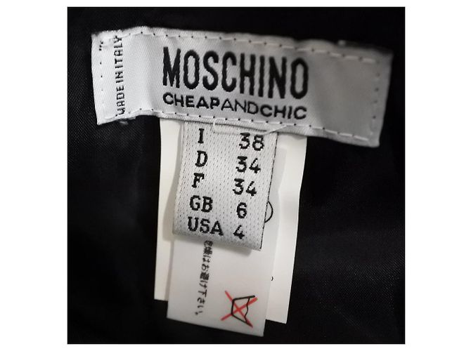 Set nero con volant floreali da donna Moschino - vista 7