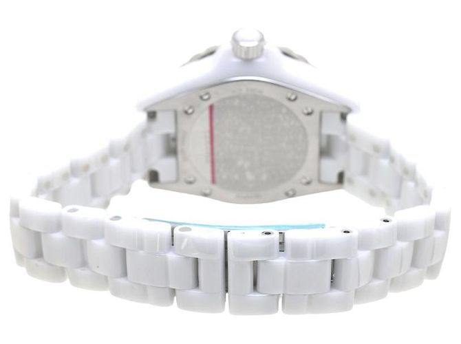 Chanel J12 Pink Sapphire Bezel Watch White - view 2