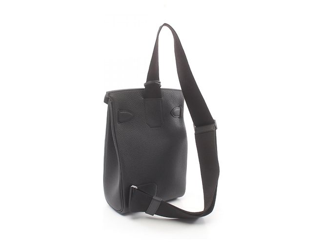 Hermès Sac à taille Hermes Kelly Accado PM Noir - vue 2