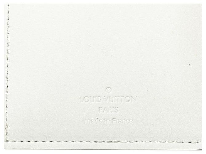 Portafoglio lungo Brazza NM Monogram Empreinte di Louis Vuitton Bianco - vista 6