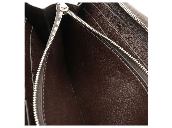 Portafoglio lungo classico in coccodrillo Azap di Hermès Marrone - vista 7