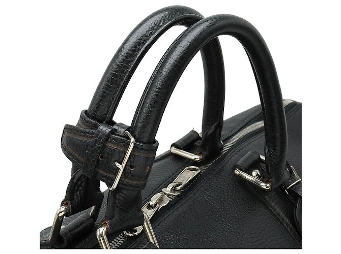 Sac Boston Keepall 50 Tobaco Louis Vuitton M95251 Noir - vue 4