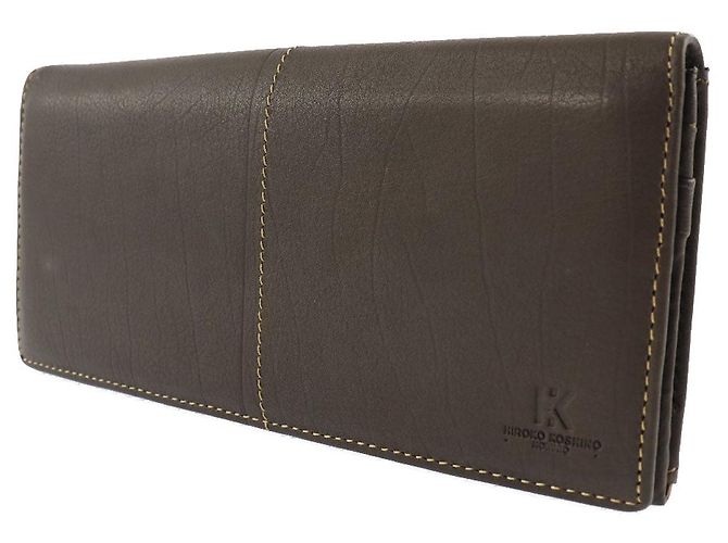 Autre Marque Hiroko Koshino Herren Langgeldbörse HH-A0001 Braun - Ansicht 2