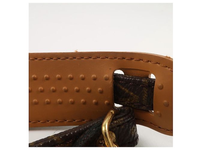 Cinghia a spalla in tela Monogram Louis Vuitton Marrone - vista 6