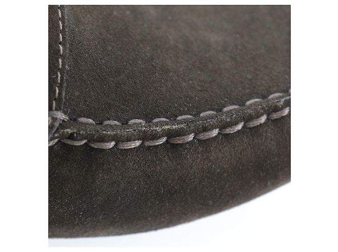 Scarpe da guida in suede Louis Vuitton FA0043 Marrone - vista 15