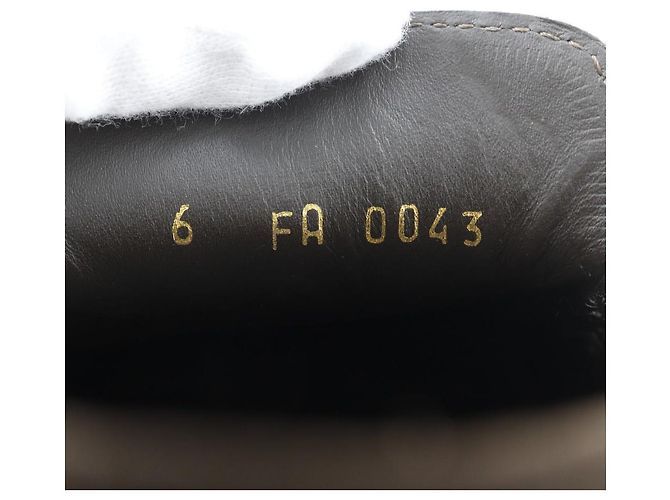 Scarpe da guida in suede Louis Vuitton FA0043 Marrone - vista 19