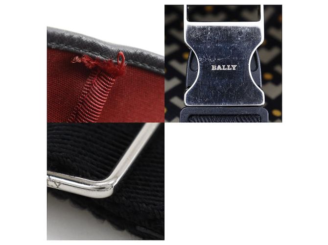 Borsa a spalla in PVC Bally nera Nero - vista 5