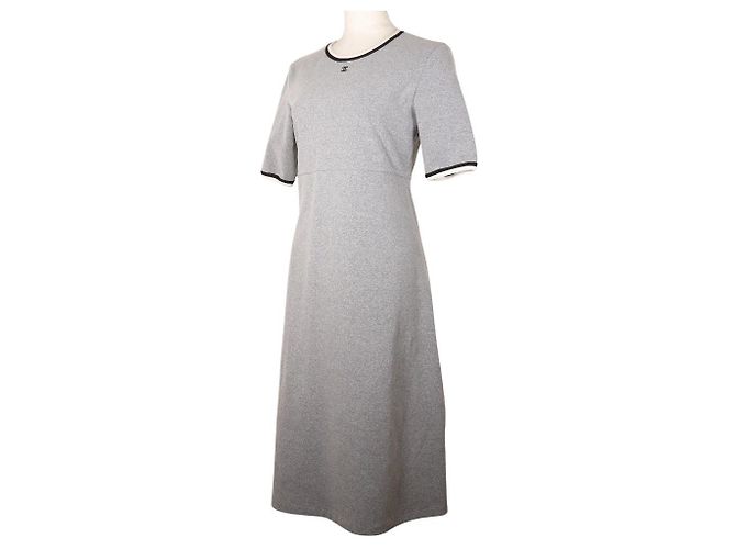 Chanel Coco Kleid aus Nylon, Polyurethan und Polyamid Braun - Ansicht 2