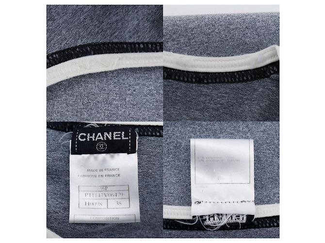 Chanel Coco Kleid aus Nylon, Polyurethan und Polyamid Braun - Ansicht 8