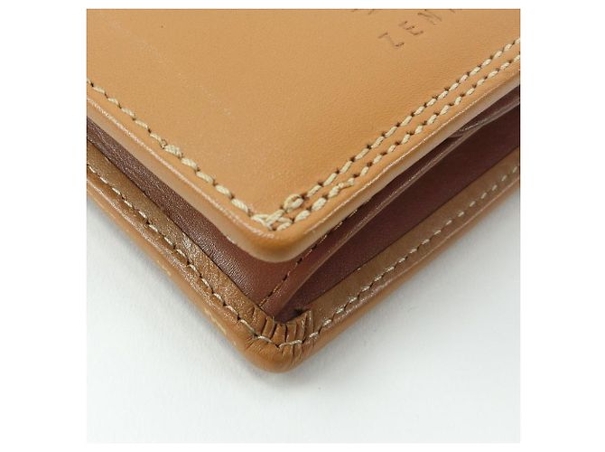 Autre Marque ZENNY Leder Bifold Geldbörse Kamel Braun - Ansicht 5