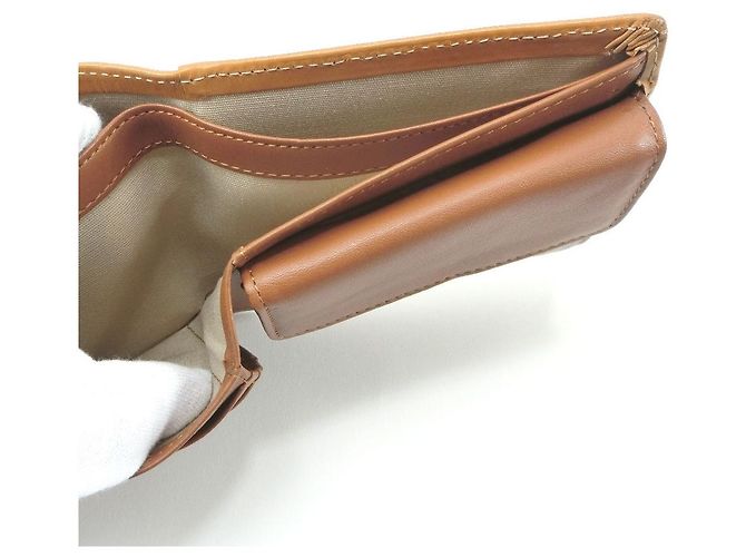 Autre Marque ZENNY Leder Bifold Geldbörse Kamel Braun - Ansicht 7